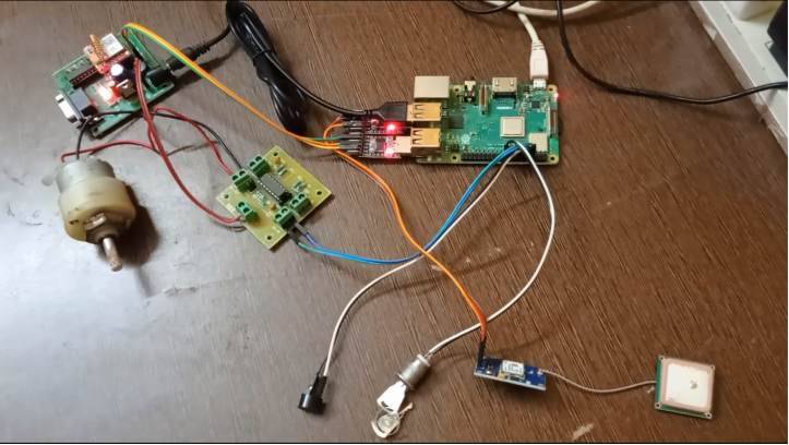 Vehicle Theft Detection with Face Recognition using Python in Raspberry Pi